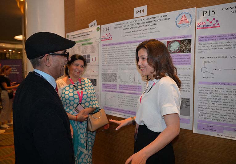 Award ceremony with trophy presentation